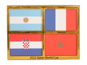 Banderas de los Cuatro Semifinalistas <span class=keywords><strong>del</strong></span> Campeonato Mundial de Fútbol 2026, Personalizables, Duraderas, Exquisitas, Ajustables, Impresas en PET - Product Image 3