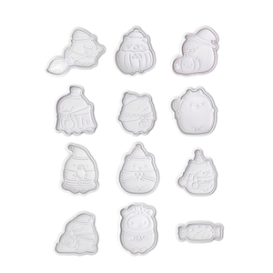 Bộ khuôn cắt bánh quy Giáng sinh Halloween Xuân Anime 3 cái/bộ, dụng cụ trang trí bánh DIY, dụng cụ tạo hình, bộ dụng cụ làm bánh & bánh ngọt - Product Image 5