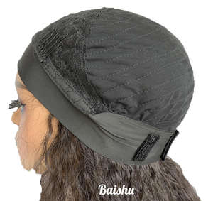 Perruques bouclées tendance pour femmes africaines, perruques bandeau, <span class=keywords><strong>coiffure</strong></span> explosive, cheveux longs et ondulés pour femmes noires, perruque sans colle - Product Image 4