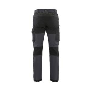 BLAKLADER - 142216459699D124 Pantalon de service extensible dans les 4 sens Gris moyen/Noir-PANTALON DE TRAVAIL EAN 7330509734865 PANTALON DE TRAVAIL CARGO - Product Image 2
