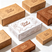 Boîte en carton blanc personnalisée en gros, production en 72h, recyclable, pour l'expédition de produits de boulangerie