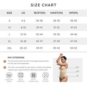 Оптовая продажа: Бесшовное корректирующее боди HEXIN с V-образным вырезом на молнии, цельное, для женщин, с эффектом утяжки живота - Product Image 5