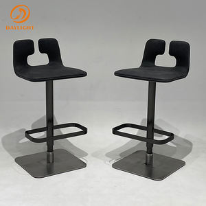 Chaises en cuir noir <span class=keywords><strong>de</strong></span> luxe, restaurant moderne, <span class=keywords><strong>bar</strong></span> à vin, café cuisine <span class=keywords><strong>pas</strong></span> <span class=keywords><strong>cher</strong></span>, <span class=keywords><strong>tabouret</strong></span> <span class=keywords><strong>de</strong></span> pied haut, ensemble <span class=keywords><strong>de</strong></span> <span class=keywords><strong>2</strong></span> - Product Image 2