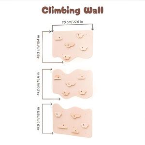 Mur d'escalade intérieur pour enfants Panneaux en <span class=keywords><strong>bois</strong></span> Salle de jeux Jungle Gym Frame for Children's Play & Entertainment - Product Image 2