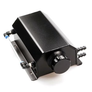 Square Aluminum Oil Catch Pot 1L 2L Universal <b>Car</b> Engine Waste Gas Recovery Tank Visual Liquid Level Modified Oil Storage Can - Product Image 3