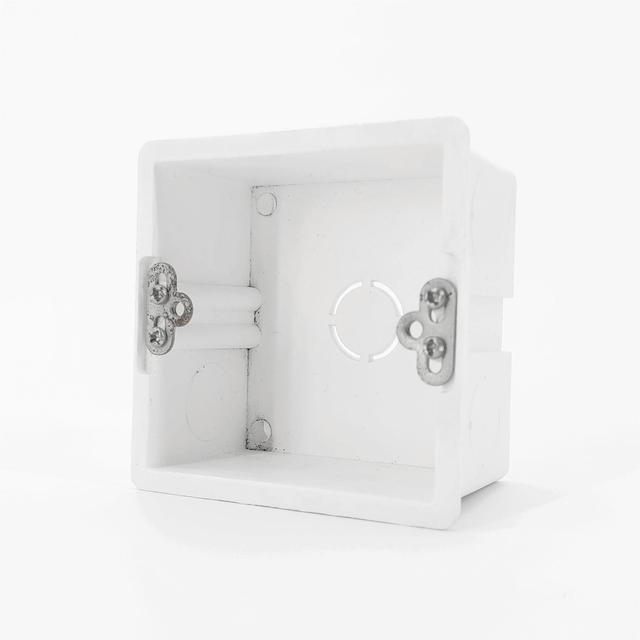 Round Box Switch Junction Enclosure Modular Panel Mk Outlet Mount Conduit Plastic Wall Socket Ihometrial Electrical Electric Pvc