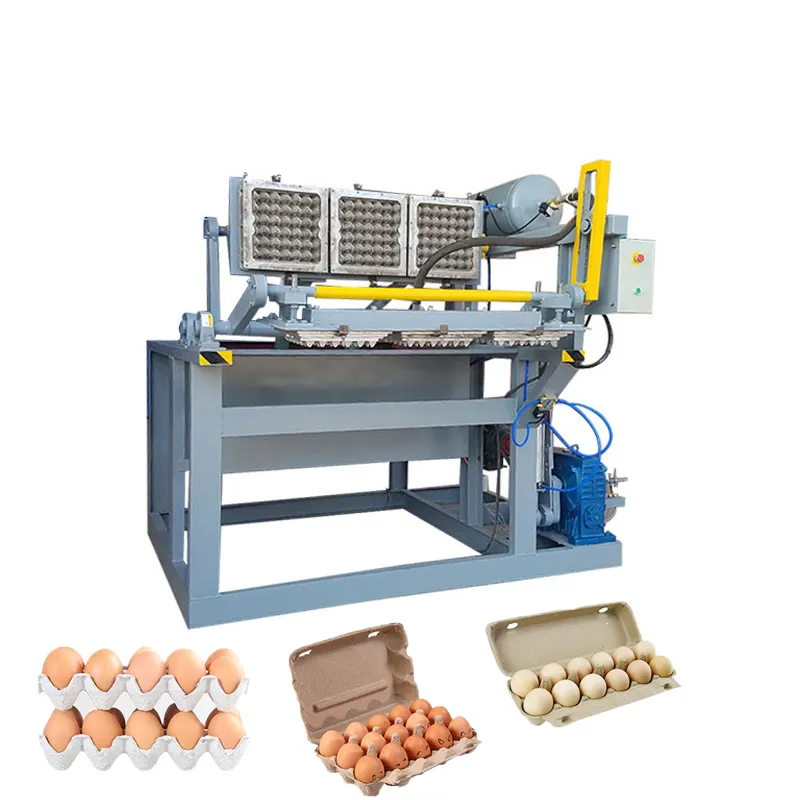 नई सस्ती कीमत छोटे व्यवसाय अपशिष्ट कागज रीसाइक्लिंग अंडे के कार्टन अंडे ट्रे बनाने की मशीन स्वचालित