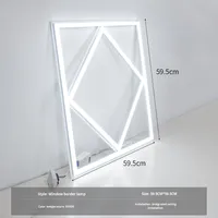 Plafonnier LED 600*600 Intégré encastré Cuisine Grille Lumière