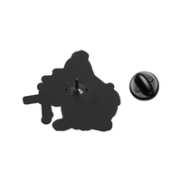 Comédie Animation Personnages Coq Avec Pistolet Émail Pin Pet Phrase Boy I Say Boy Broche Lapel Badge Bijoux Cadeau pour Amis