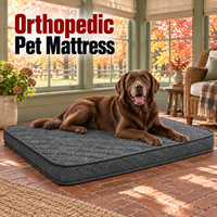 Vente en gros d'usine, lits orthopédiques pour chiens et chats personnalisés, écologiques, en mousse haute densité, confortables, apaisants, pour toutes les saisons, lits plats pour animaux de compagnie