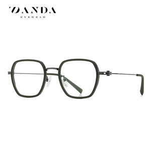 Danda Eyewear Lunettes rectangulaires à monture complète anti-lumière bleue TJ822 Montures légères unisexes - Product Image 5