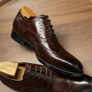 2025 Custom Men's <b>Shoes</b> High Quality Trendy Slip on Business Casual Plus Size Formal <b>Shoes</b> for Men Genuine Leather - Product Image 5