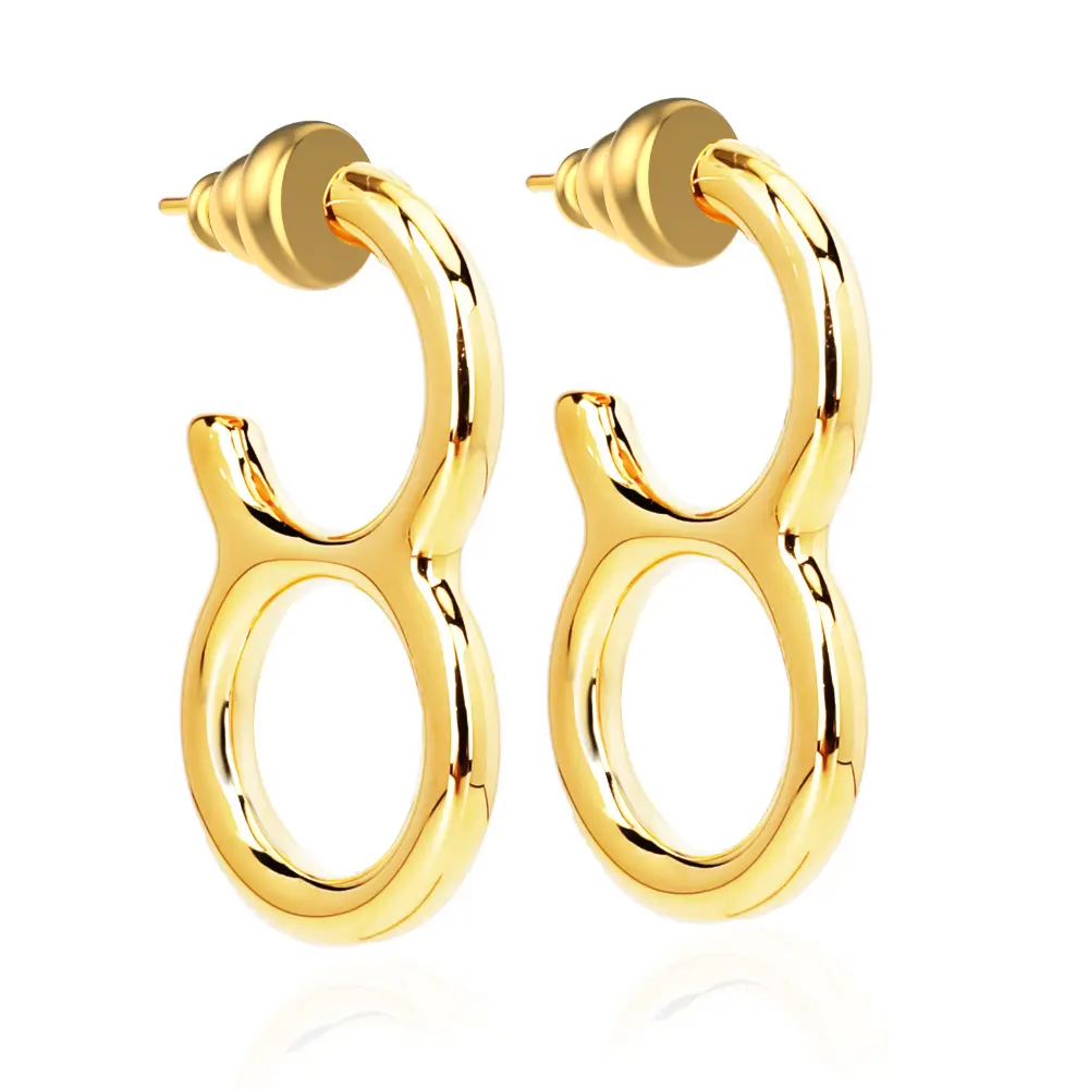 Boucles d'oreilles minimalistes géométriques pour femmes couleur or longues boucles d'oreilles pendantes bijoux de mode Oorbellen.