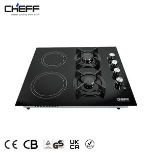 Estufa Combinada Eléctrica y de <span class=keywords><strong>Gas</strong></span> Integrada, Placa de Inducción de Vidrio Personalizable, Alta Eficiencia, Calidad, Uso Doméstico y Comercial 2 - Product Image 1