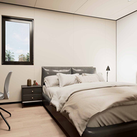 Maisons préfabriquées extensibles en duplex, villas de 40 pieds, maison conteneur avec 3 chambres et 2 salles de bain