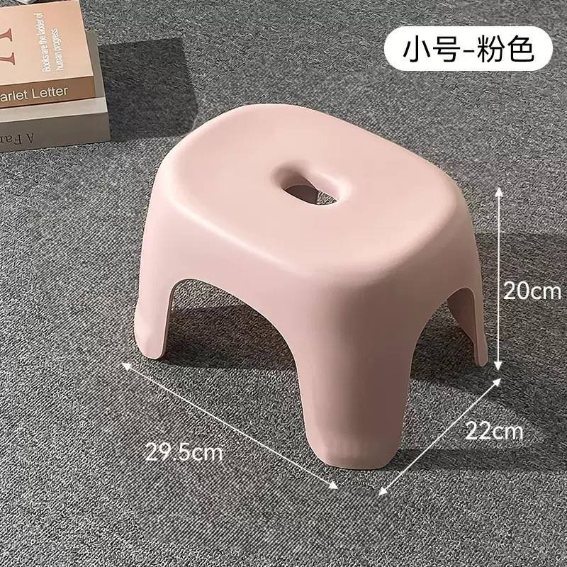 Cream-colored Stool (Small) [Green]