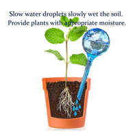 Boules d'arrosage automatiques en plastique pour plantes - 10 pièces - Bulbes d'arrosage automatiques pour plantes en pot d'intérieur/extérieur - Entretien des plantes en cas de vacances