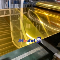 Panneaux composites en aluminium ACP de 2 mm 3 mm, panneau ACM, panneau en aluminium miroir doré, panneau d'affichage, Dibond
