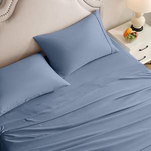 Großhandel Premium Mikrofaser-Kühlbettwäsche-<span class=keywords><strong>Set</strong></span> mit Tiefen Taschen, Bettlaken-<span class=keywords><strong>Set</strong></span> - Product Image 4