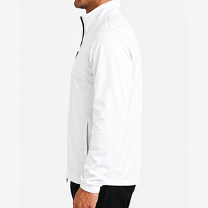 Veste coupe-vent décontractée pour homme, confortable et respirante, avec capuche réglable et fermeture éclair, veste coupe-vent légère - Product Image 3