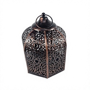 Lanterne marocaine suspendue en fer de qualité supérieure, design antique, taille et forme personnalisées, à prix abordable - Product Image 1