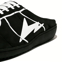 Sandales D'hiver Gorpcore Grandes Tailles Imprimées Intégralement avec Logo Personnalisé, Mules, Chaussons Gonflables pour Maison, Baskets Douillettes pour Hommes et Femmes