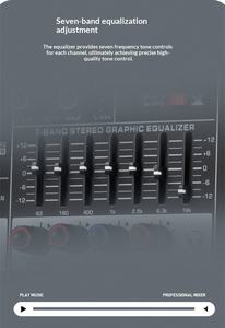 Consola de Mezclas Profesional de 8 Canales con Amplificador de Potencia Todo en Uno, con USB, Bluetooth y Efectos para Conferencias y Audio Profesional - Product Image 5