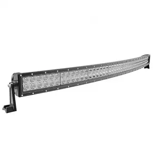 Atacado 3d 4d 5d 4x4 offroad barra de luz led curvada dupla fileira 288w