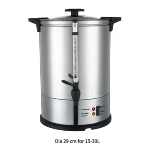 Commercial Hot Water Urn Water Boiler Coffee Urn 20L 30 40 Liters 304ss Electric Coffee Maker