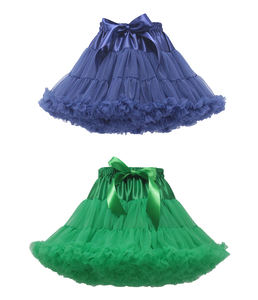 नई शैली वयस्क pettiskirt पॉलिएस्टर षट्भुज जाल स्तरित <span class=keywords><strong>tulle</strong></span> बैले टूटू स्कर्ट धनुष महिलाओं के साथ - Product Image 4