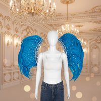 Ailes de Fée Papillon en Plumes Douces pour Adultes, Femmes, Adolescentes – Accessoires de Déguisement pour Halloween, Carnaval, Mascarade, Photographie