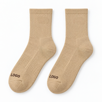 Chaussettes de sport respirantes et épaisses avec logo OEM, antibactériennes, pour la course et l'entraînement, avec soutien de la voûte plantaire, personnalisables pour jeunes