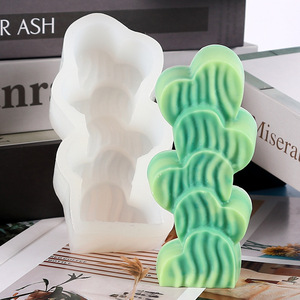 4 Even Chrysanthemum Four-leaf Clover <b>love</b> Aromatherapy Candle Multi <b>Perfumed</b> Soap Mold for DIY Handmade - Product Image 5