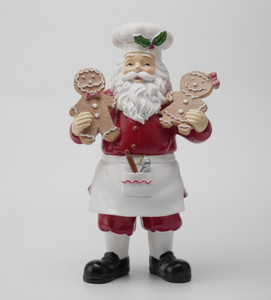 Christmas Religious Festive Resin Crafts Chef Gingerbread <b>Man</b> Promotional Gift for Home Decoration - Product Image 4
