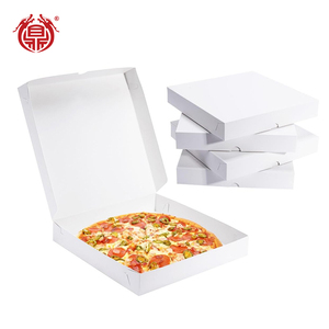 Boîte à pizza en carton imprimée pour livraison, <span class=keywords><strong>10</strong></span>, 12, 14, <span class=keywords><strong>15</strong></span>, 16, 18 pouces, 33 <span class=keywords><strong>cm</strong></span>, 16x12x2, vente en gros, boîte à pizza blanche - Product Image 2