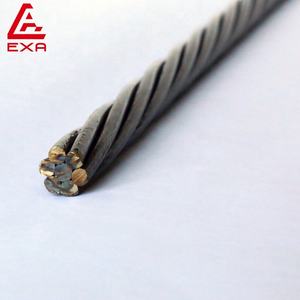 1*7 15,7 мм 1720/1860 мПа высокоуглеродистые оцинкованные предварительно напряженные стальные тросы для бетонной конструкции - Product Image 2