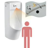 Vanne de chasse d'eau à induction sans contact à économie d'énergie pour urinoir mural en cuivre avec capteur DC et technologie de détection – Meilleures ventes