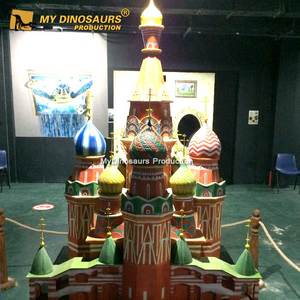 MyDino monumentos famosos de mundo en miniatura escultura de la Catedral de <span class=keywords><strong>San</strong></span> <span class=keywords><strong>Basilio</strong></span> - Product Image 1