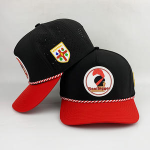 Waterdichte baseballpet met aangepast logo - PVC/rubber patch service, minimale afname 25 stuks, snelle verzending naar VS/EU - Product Image 2