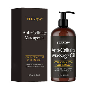 <span class=keywords><strong>Huile</strong></span> de massage anti-<span class=keywords><strong>cellulite</strong></span> naturelle à base de plantes, extrait de pépins de raisin, citron et pamplemousse, non collante, pour spa à domicile, <span class=keywords><strong>huile</strong></span> raffermissante pour le corps - Product Image 1