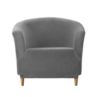 Housse de protection pour canapé, fauteuil, en velours, élastique, en Spandex, antidérapante, pour créoles, canapés