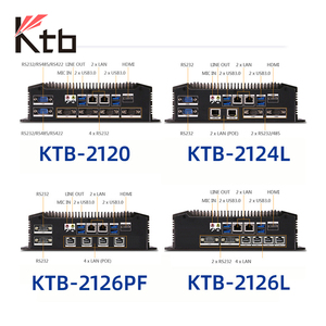 Din Rail Fanless Industrial Computer I3/i5/i7 Embedded Mini <b>BOX</b> PC Steamship EN50155 Rail - Product Image 2