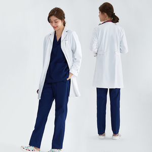 Blouse de travail soyeuse pour hôpital, uniforme sanitaire, blouse blanche de médecin, vêtements de travail durables pour dentiste, blouse de laboratoire de chimie pour hommes - Product Image 3
