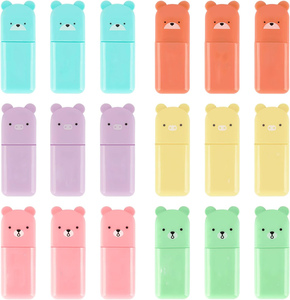Caja de Regalo con Marcadores de Colores, Bolígrafos de Dibujo, Mini Marcadores con Diseño de Oso, para Protección Ocular, Estudiantes y Oficina - Product Image 1