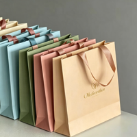 Sac en papier personnalisé avec logo, en carton recyclable, poignée solide, capacité de 6 à 9 kg, design élégant pour bijoux
