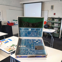 Nouvelle boîte d'expérimentation pour contrôleur logique programmable en métal, pour l'ingénierie électrique, l'école technique, le laboratoire, la didactique et l'éducation