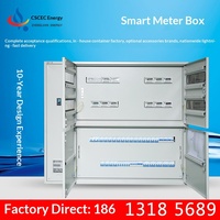 Armoire de commande industrielle de type Rittal pour chantier extérieur, boîtier de mesure solaire enfichable, appareillage photovoltaïque connecté au réseau