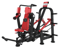 Máquina de entrenamiento de pecho y espalda sentado con carga de placas serie A8, equipo comercial Super Pullover
