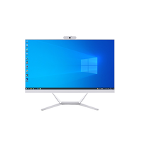 Cheap 23.8\" Industrial Business AIO Monoblock Desktop Computer Front Camera 1920*1080 HD Gamer PC Barebone All-In-One Screen