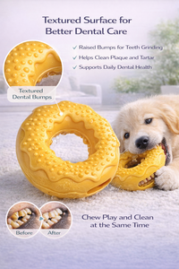 Juguete para Perros con Forma de Donut y Dispensador de Golosinas, con Logotipo Personalizado, para el Cuidado Dental, Exhibición en Tiendas de Mascotas - Product Image 6